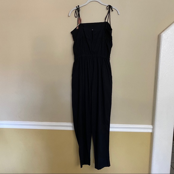 Abercrombie & Fitch tie strap embroidered jumpsuit - Picture 7 of 15